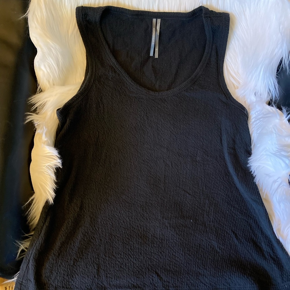 Black Anthropologie cotton tank size S